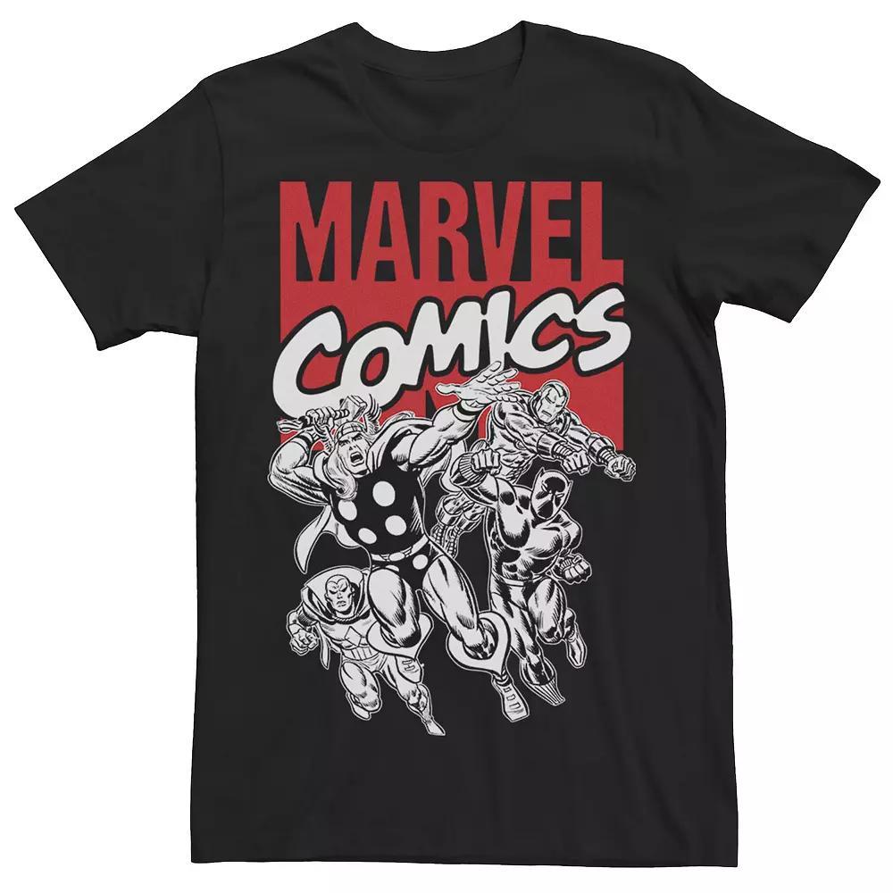 Men's Marvel Comics FOOM Character Mashup Tee, Size: Large, Black Product Image