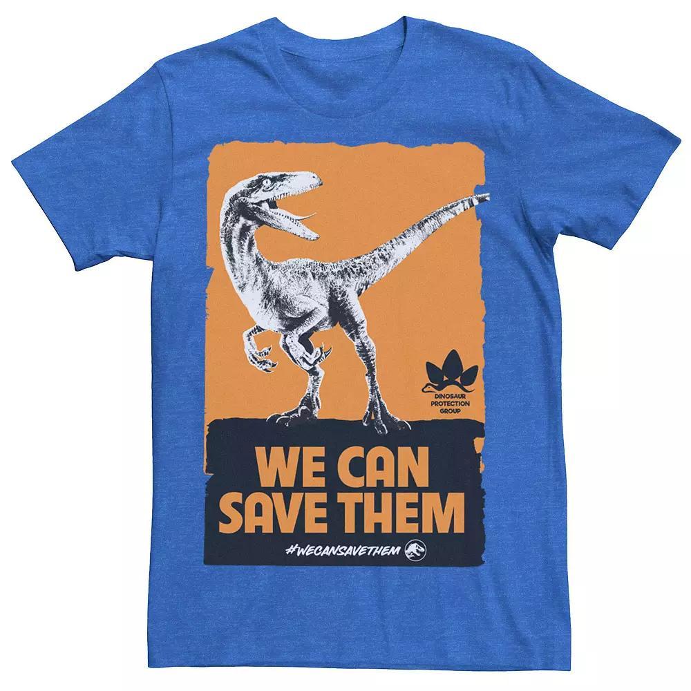 Men's Jurassic World We Can Save Them Poster Tee,  Product Image