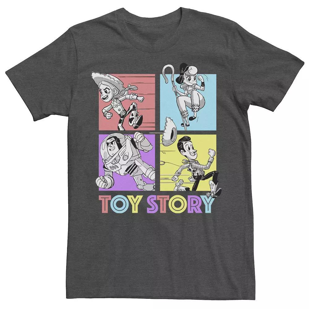 Disney / Pixar's Toy Story Men's Blocks Poster Tee, Size: XL, Grey Heather Product Image