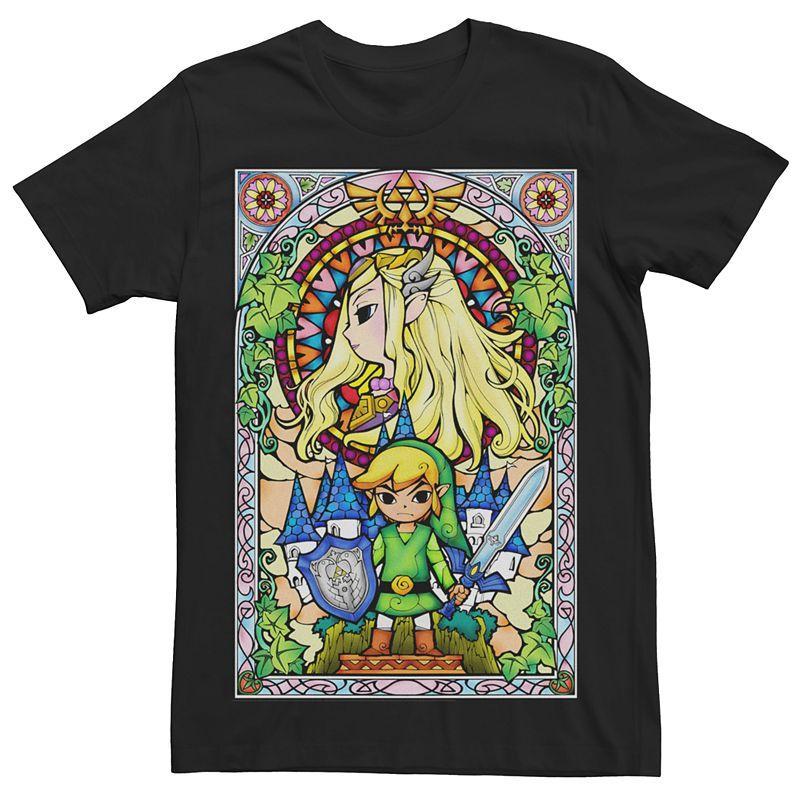 Men's Legend Of Zelda Wind Waker Regal Glass Tee,  Product Image