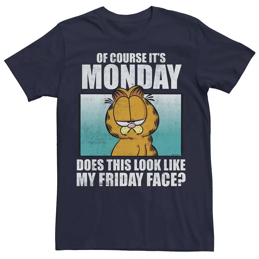 Men's Garfield Monday Meme Text Tee,  Product Image