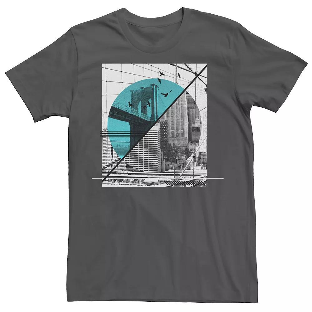 Men's Abstract Flying City Graphic Tee,  Product Image