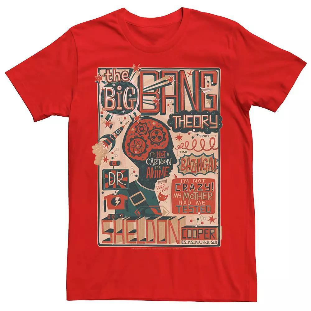 Men's The Big Bang Theory Sheldon Cooper Quotes Poster Tee,  Product Image