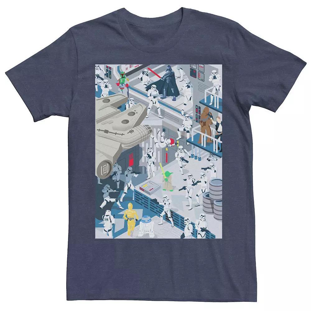 Men's Star Wars Seek & Find Poster Tee,  Product Image