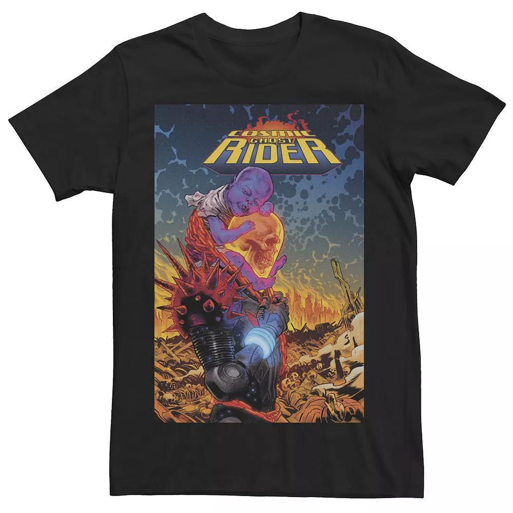 Men's Marvel Cosmic Ghost Rider Comic Cover Graphic Tee,  Product Image