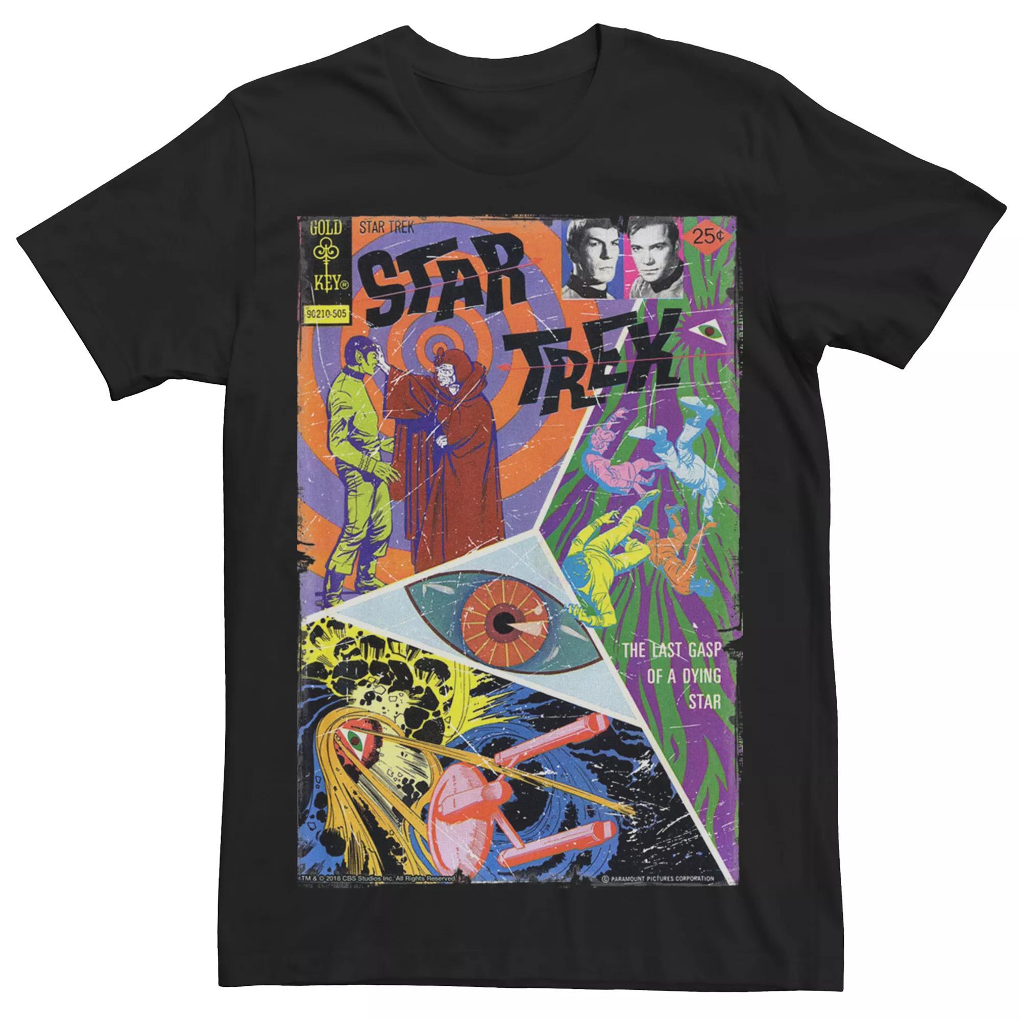 Men's Star Trek Trippy Comic Graphic Tee,  Product Image