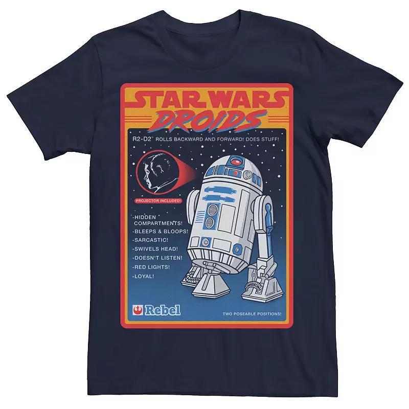 Men's Star Wars Droids R2-D2 Advertisement Poster Tee,  Product Image