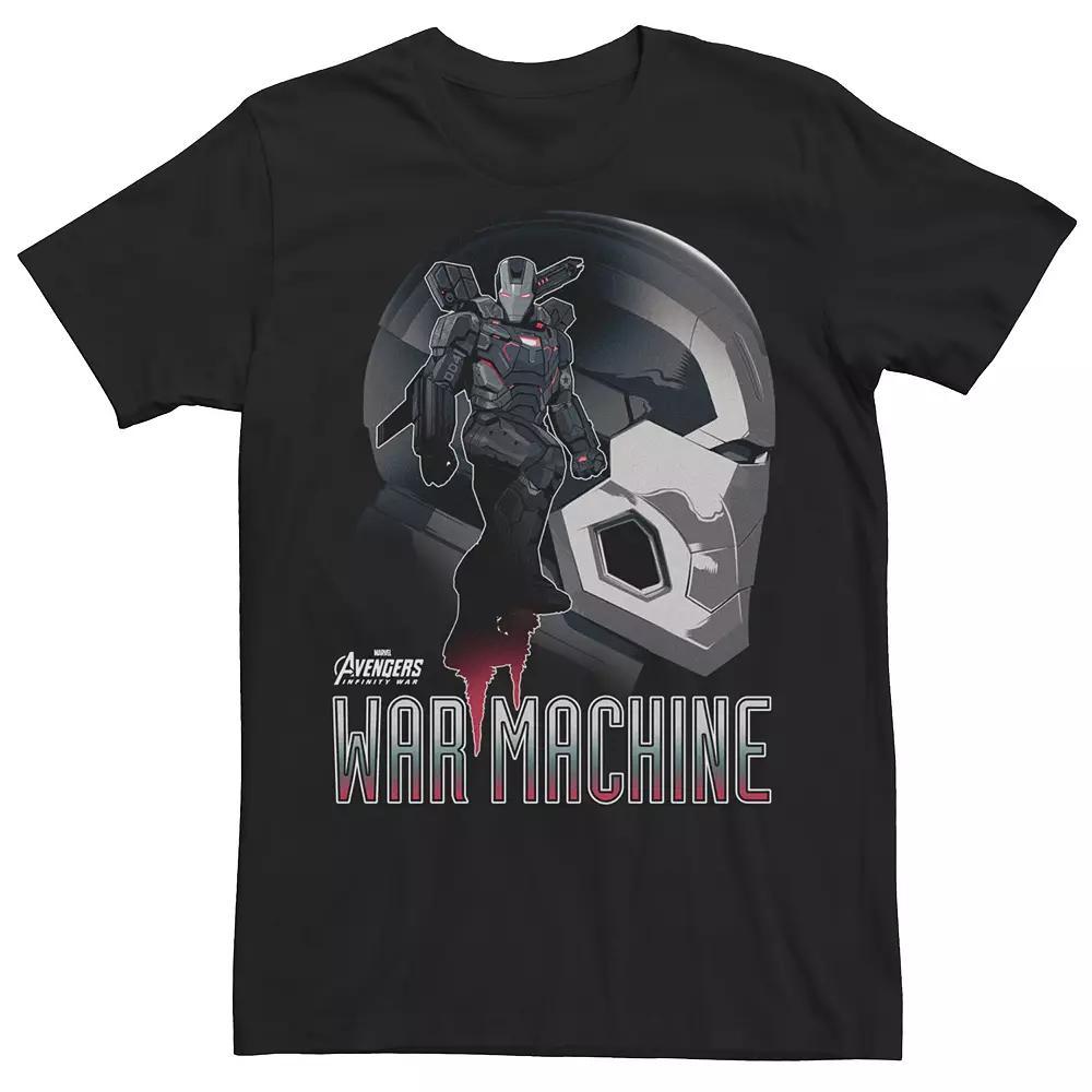 Men's Marvel Avengers Infinity War War Machine Silhouette Graphic Tee, Size: XXL, Black Product Image