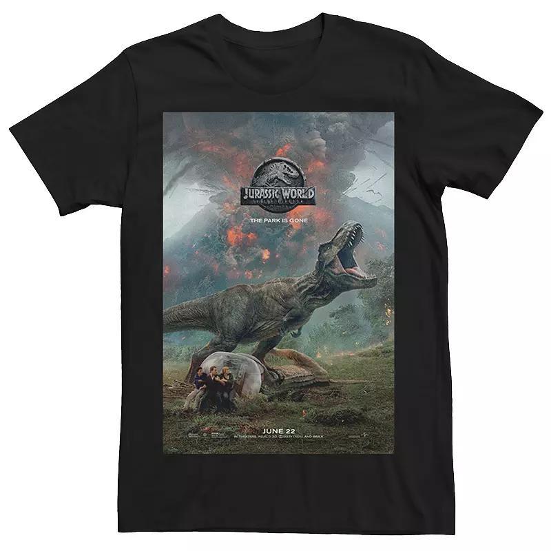 Mens Jurassic World Fallen Kingdom T-Rex Poster Tee Product Image