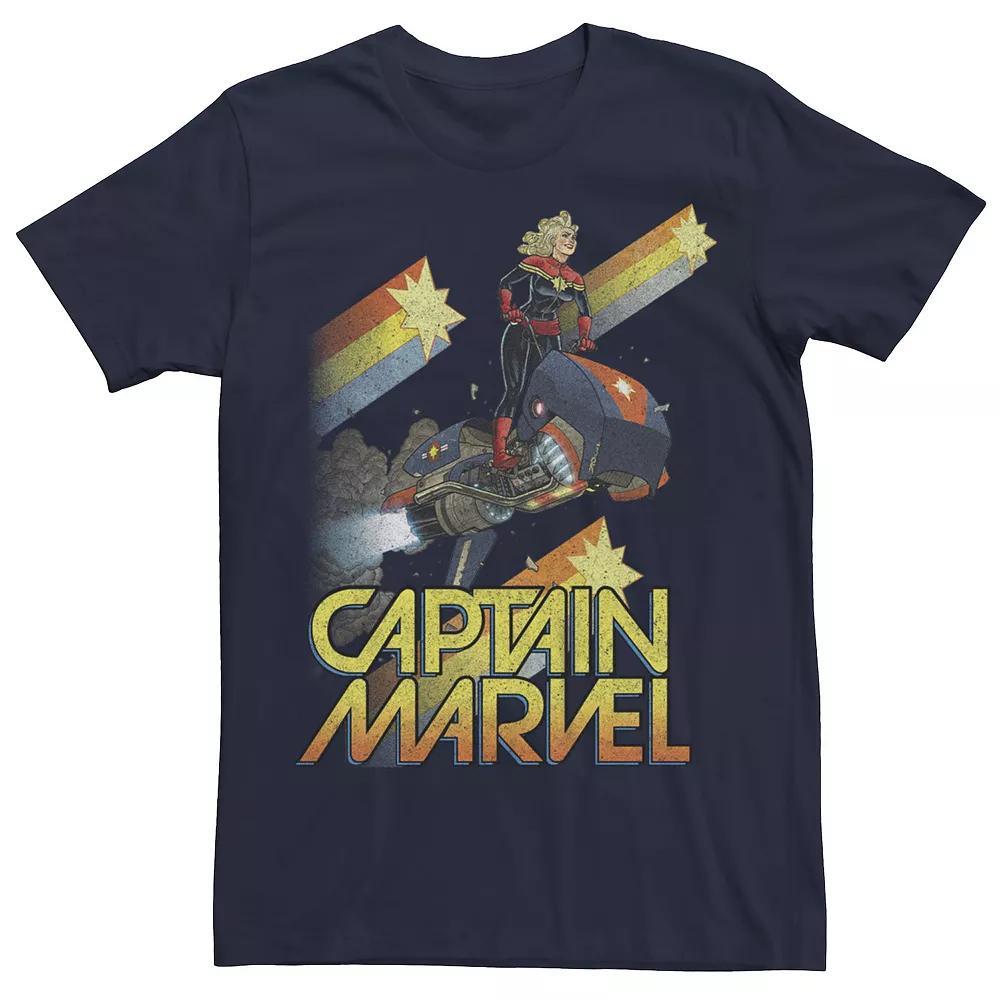 Men's Captain Marvel Flying Graphic Tee,  Product Image