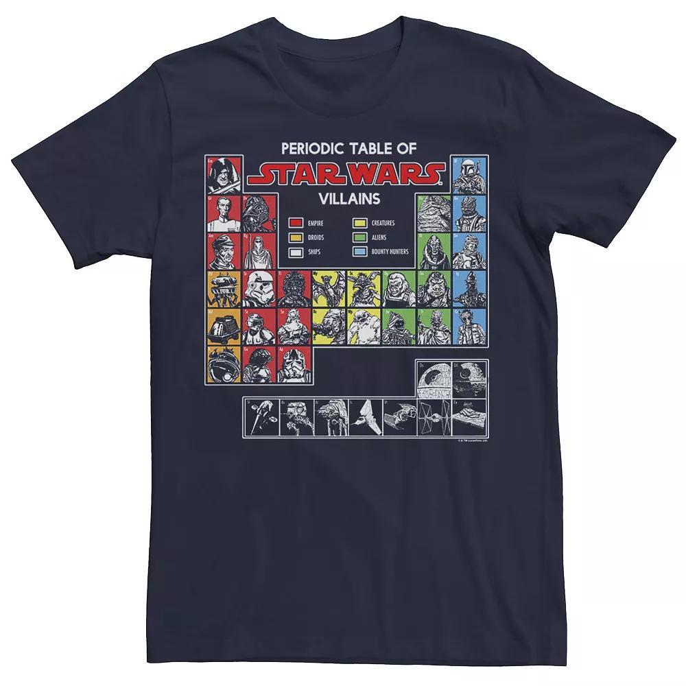 Men's Star Wars Periodic Table of Villains Graphic Tee,  Product Image