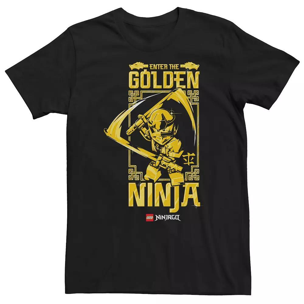 Big & Tall LEGO Ninjago Enter The Golden Ninja Territory Tee, Men's, Size: 5XL, Black Product Image
