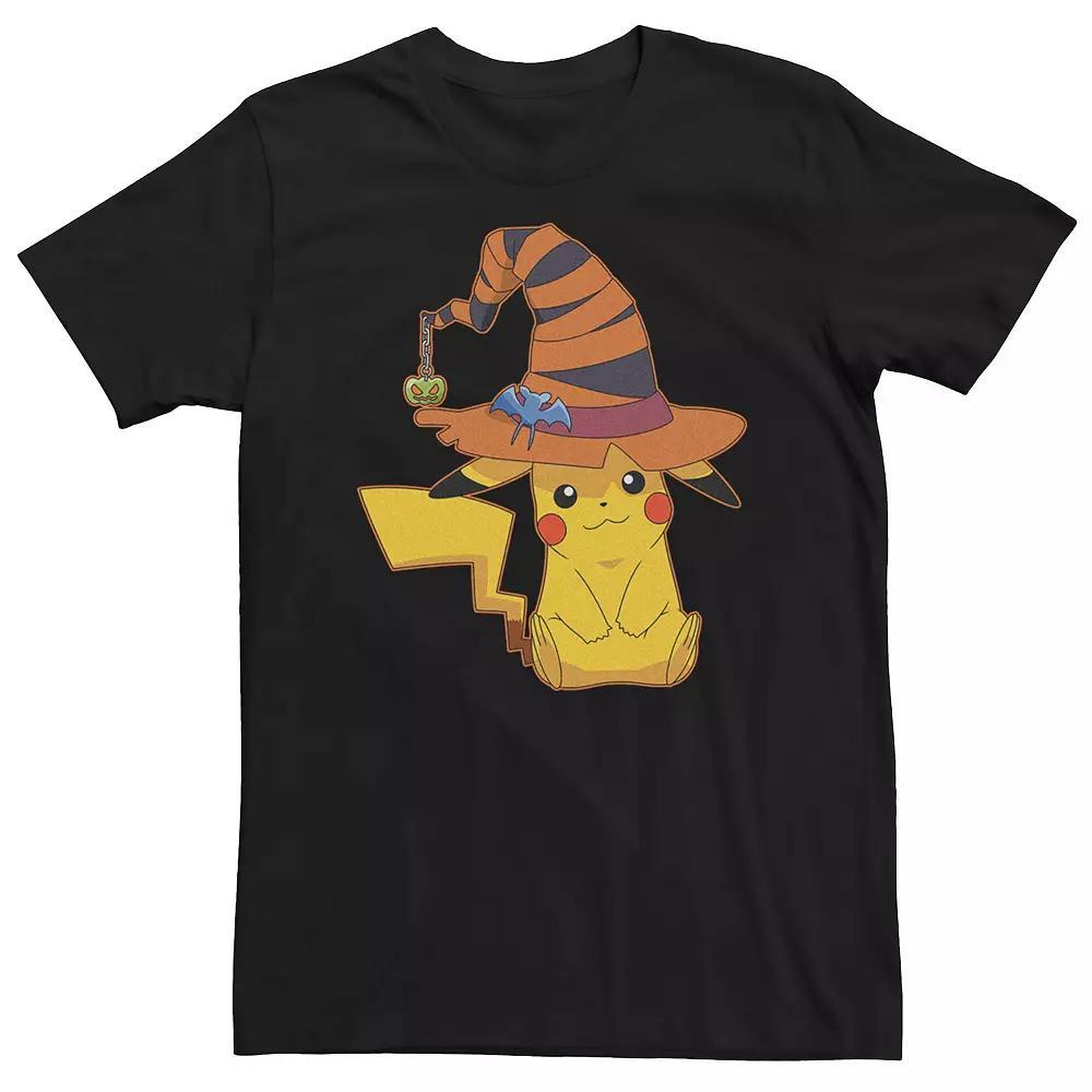 Big & Tall Pokemon Pikachu Witch Costume Hat Tee, Men's,  Product Image