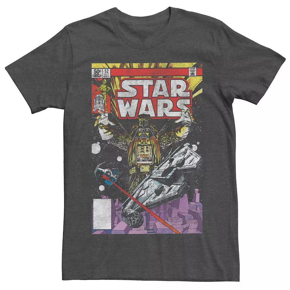 Men's Star Wars Comic Style Cover Graphic Tee,  Product Image