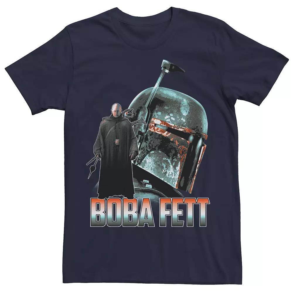 Men's Star Wars: The Mandalorian Boba Fett Collage R14 Tee,  Product Image