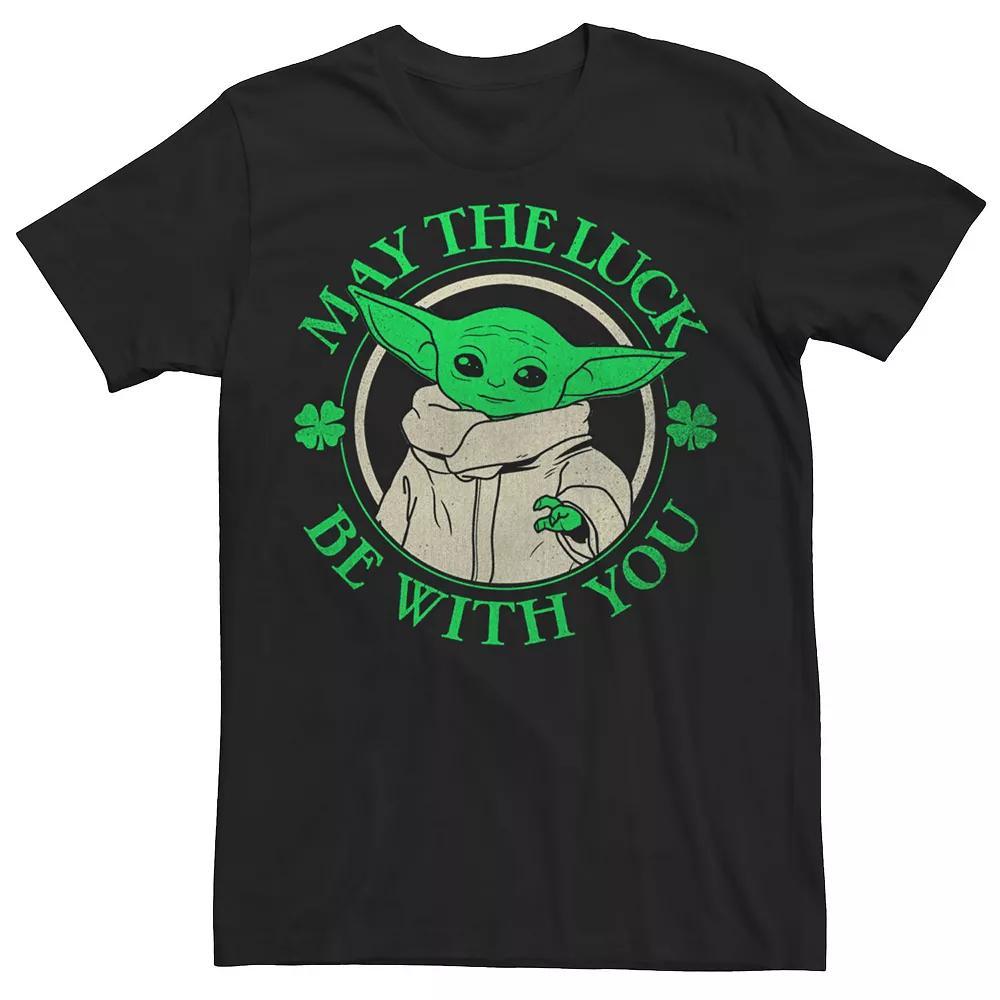 Men's Star Wars The Mandalorian Luck Grogu St. Patrick Day Tee,  Product Image