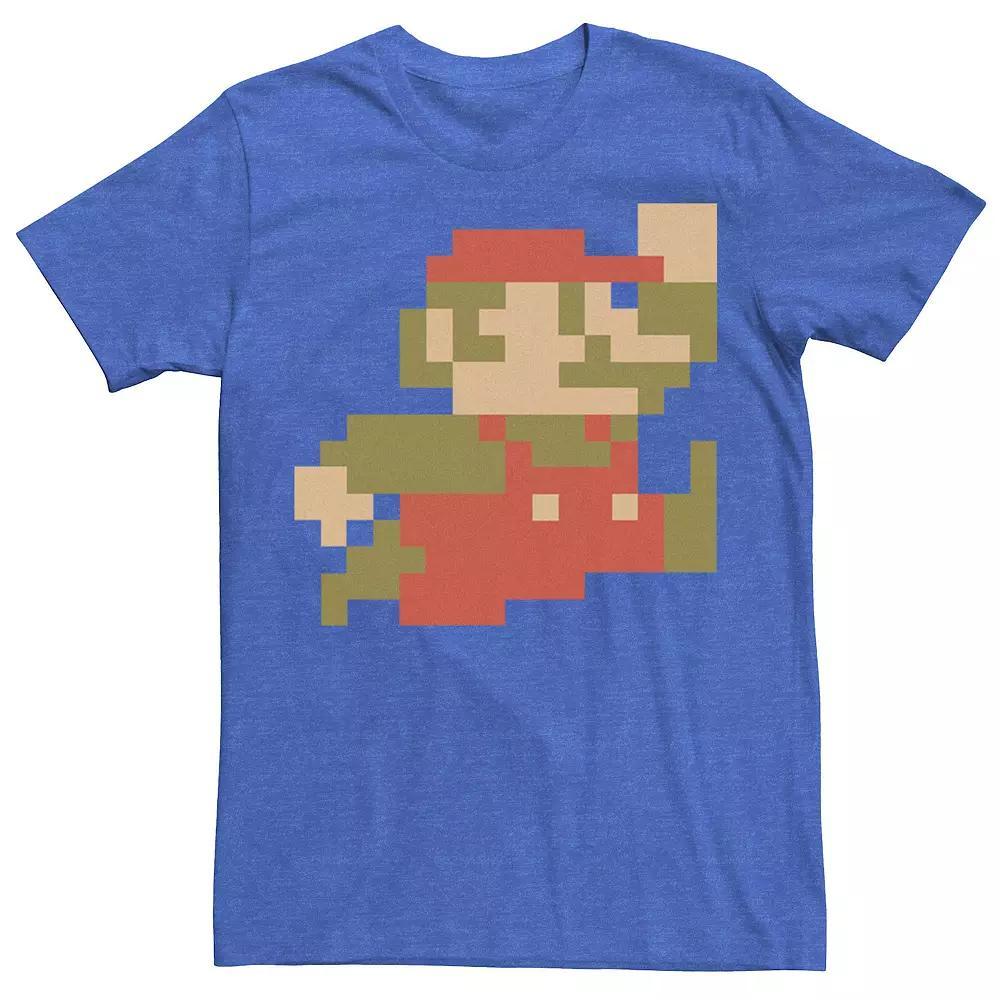 Men's Nintendo Super Mario 8-bit Pixel Jump Graphic Tee,  Product Image