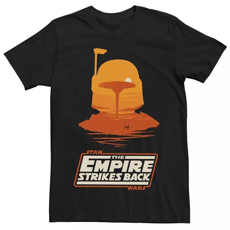 Men's Star Wars Empire Strikes Back Boba Fett Logo Tee, Size: Large, Black Product Image