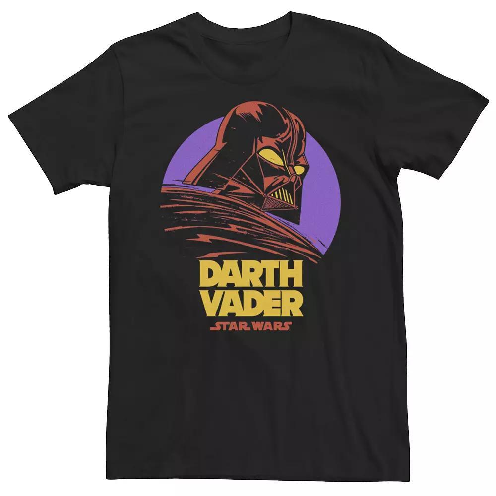 Men's Star Wars Darth Vader Purple Moon Graphic Tee,  Product Image