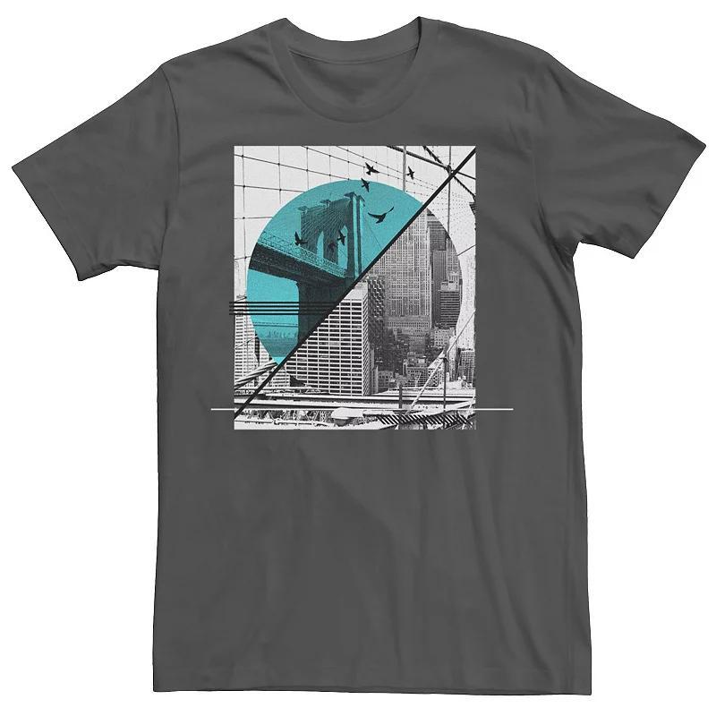 Men's Abstract Flying City Graphic Tee,  Product Image