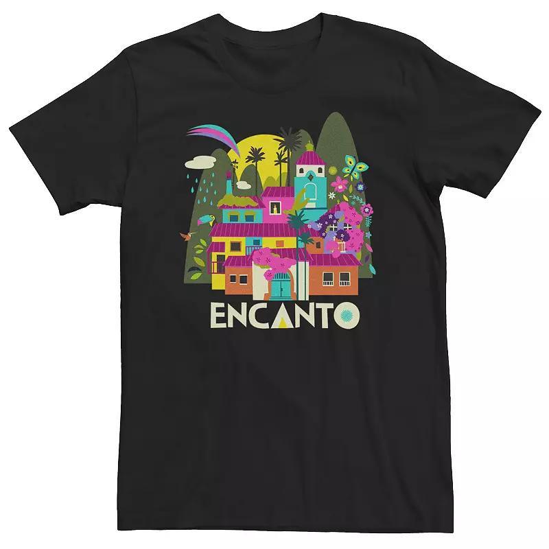 Big & Tall Disney Encanto Village Portrait Tee, Mens Product Image