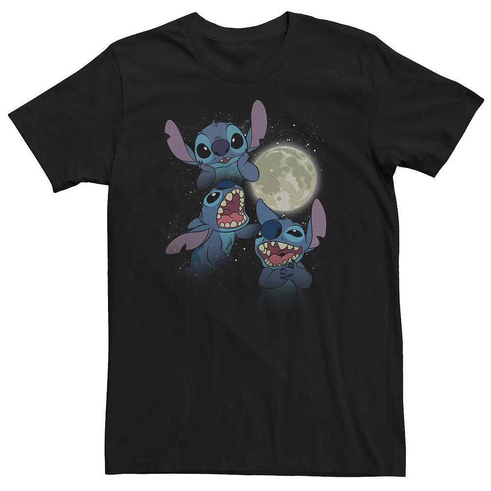 Big & Tall Disney Lilo & Stitch Moonlight Collage Tee, Men's,  Product Image