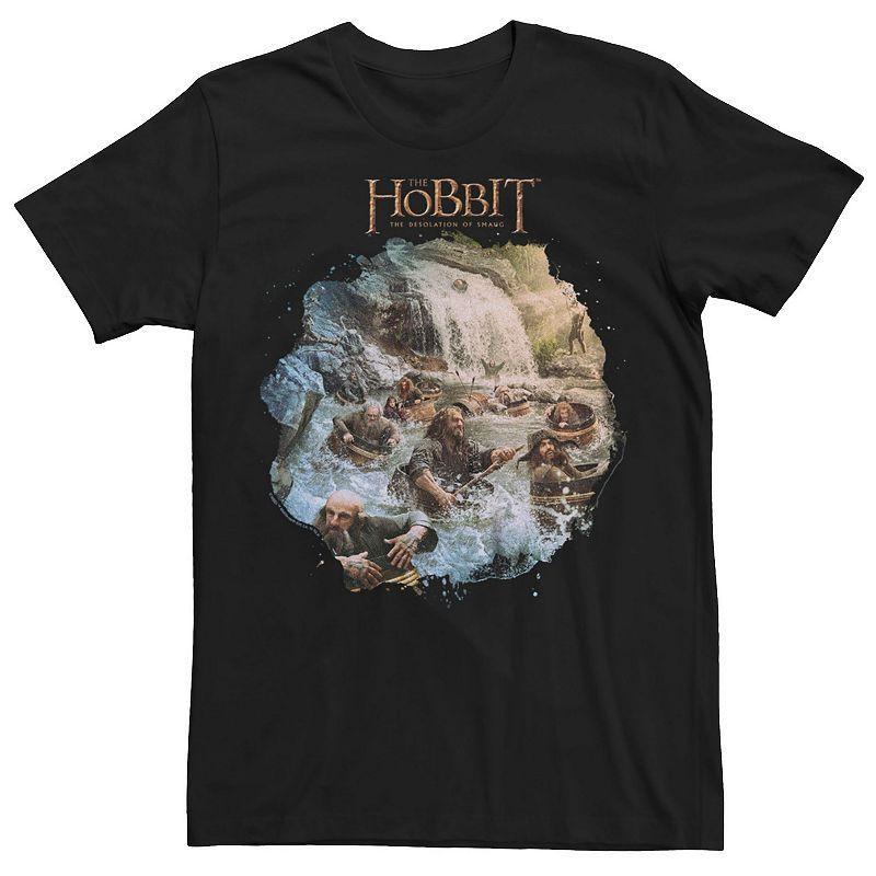 Men's The Hobbit Movie River Ride Tee, Size: Small, Black Product Image