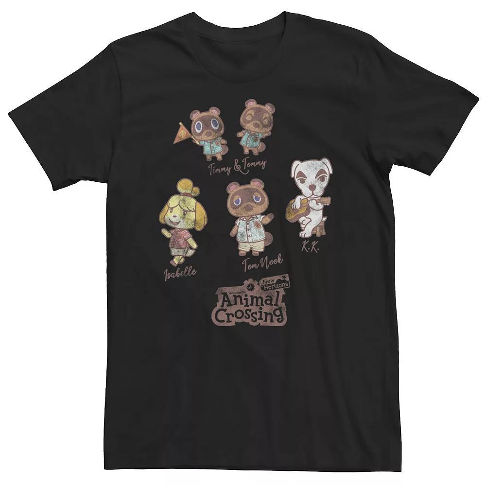 Big & Tall Animal Crossing New Horizons Group Shot Names Tee, Men's,  Product Image