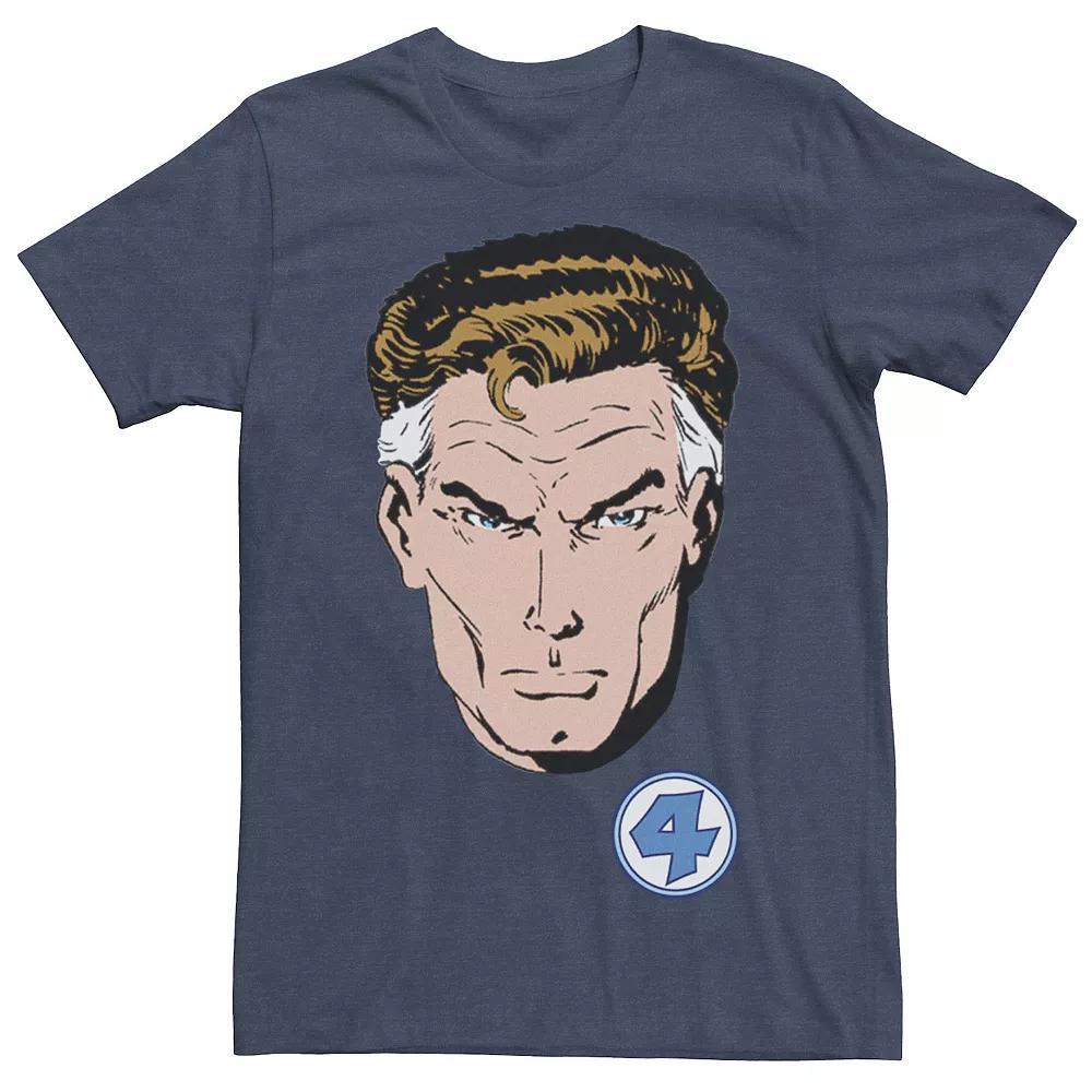 Men's Marvel Fantastic Four Mr. Fantastic Graphic Tee, Size: Large, Navy Grey Product Image