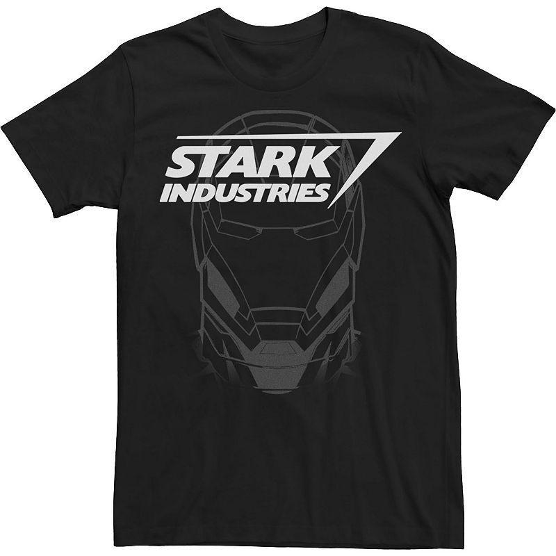 Big & Tall Marvel Avengers Iron Man Stark Industries Tee, Men's, Size: 3XL, Black Product Image