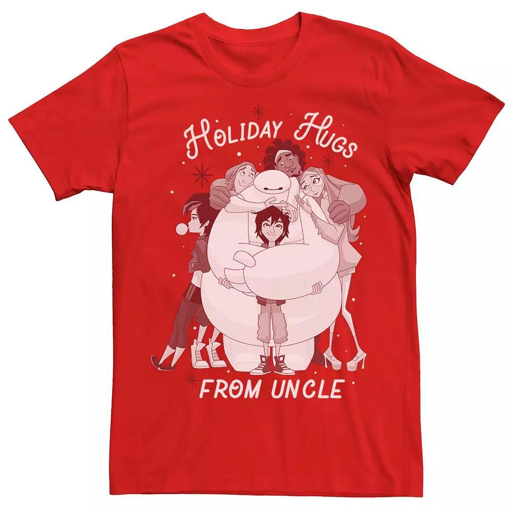 Disney's Big Hero 6 Holiday Hugs From Uncle Men's Tee,  Product Image