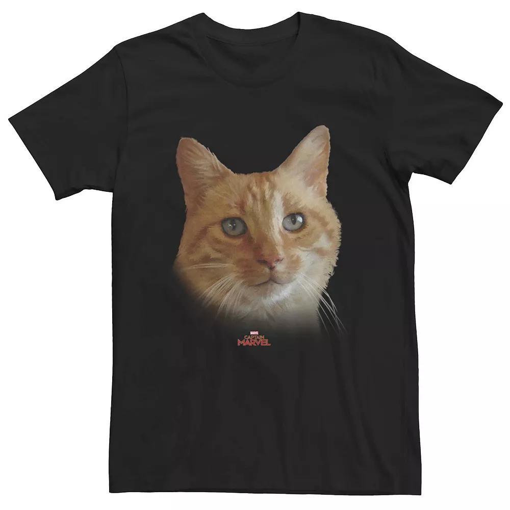 Men's Captain Marvel Goose The Flerken Tee, Size: Medium, Black Product Image