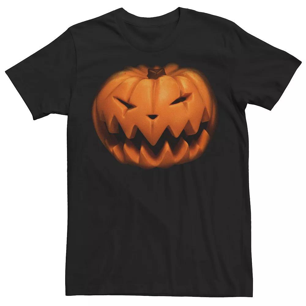 Disney's The Nightmare Before Christmas Men's Pumpkin King Big Face Tee, Size: Large, Black Product Image