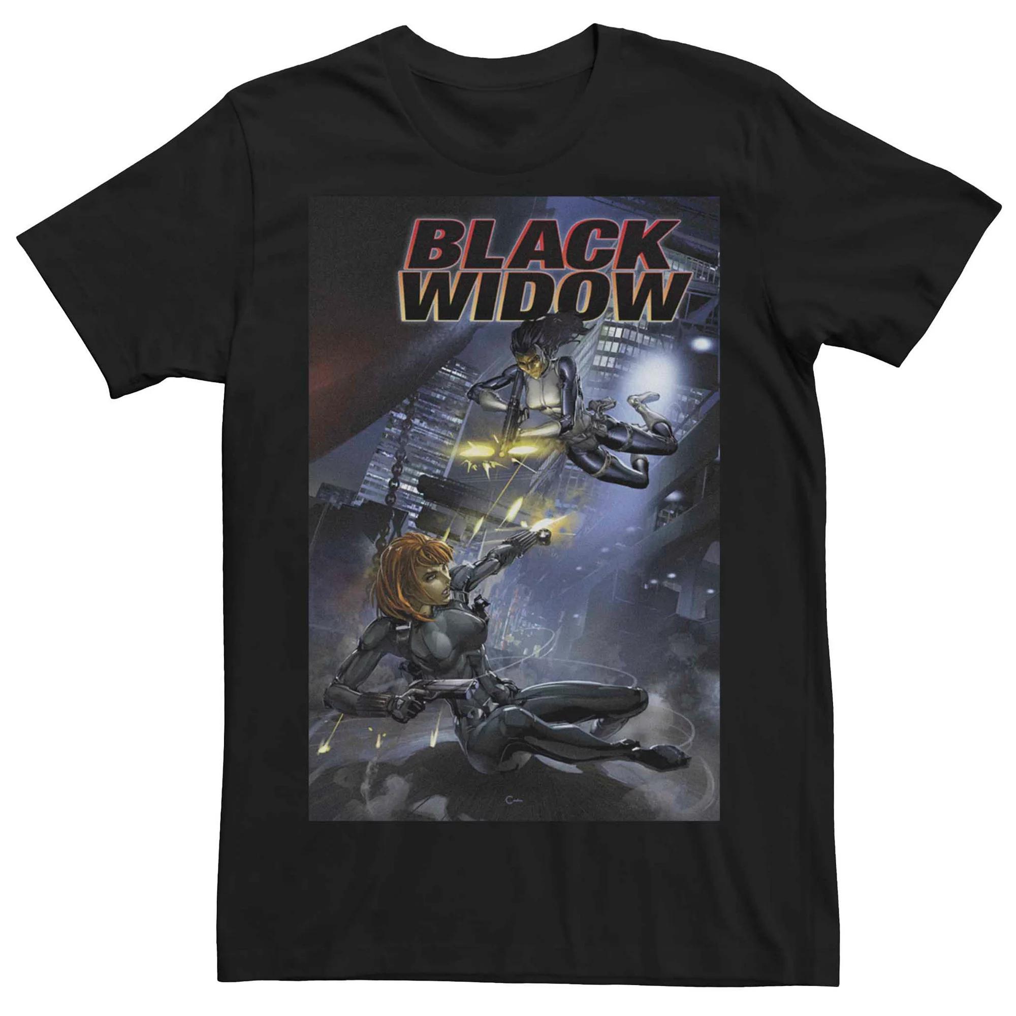 Men's Marvel Black Widow Comic Cover Tee,  Product Image