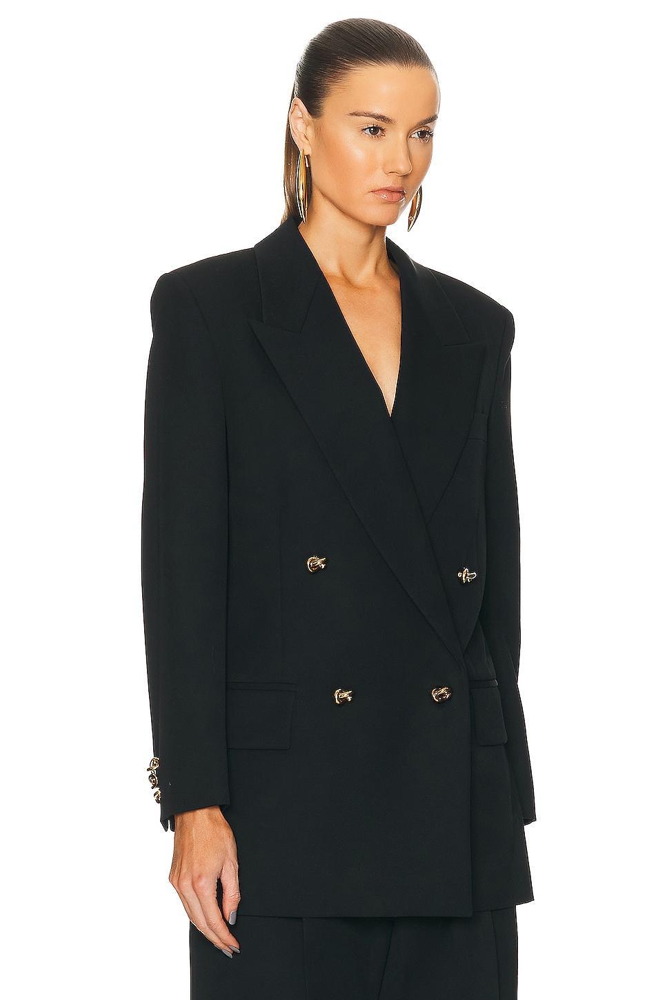 BOTTEGA VENETA Sartorial Wool Twill Jacket In Black Product Image