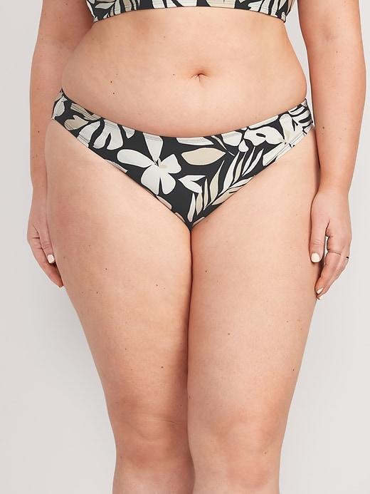 High-Waisted Classic Bikini Swim Bottoms Product Image