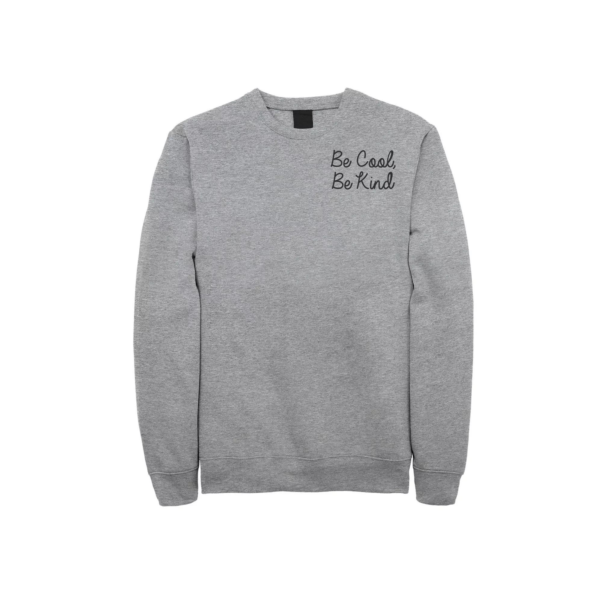 Men's Fifth Sun Be Cool Be Kind Script Sweatshirt,  Product Image