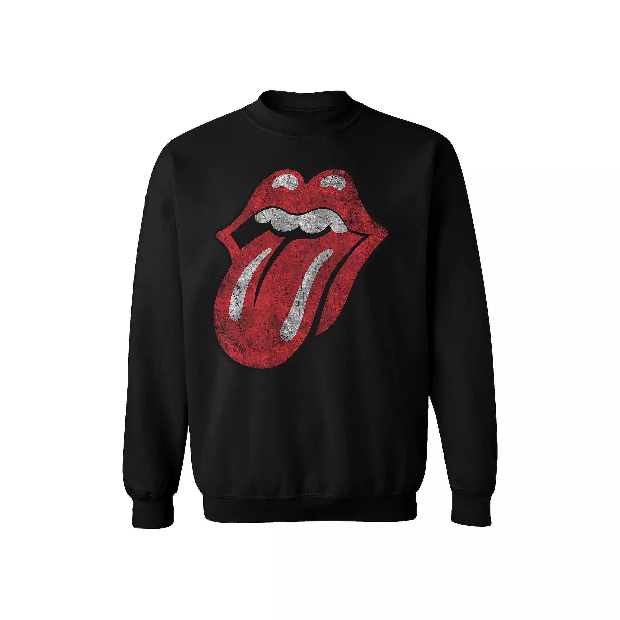Men's Rolling Stones Distressed Tongue Sweatshirt, Adult Unisex,  Product Image