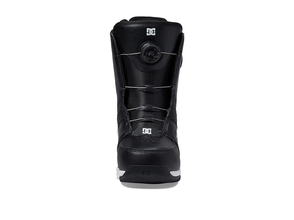 DC Control Dual BOA Snowboard Boots Black/White) Men's Snow Shoes Product Image