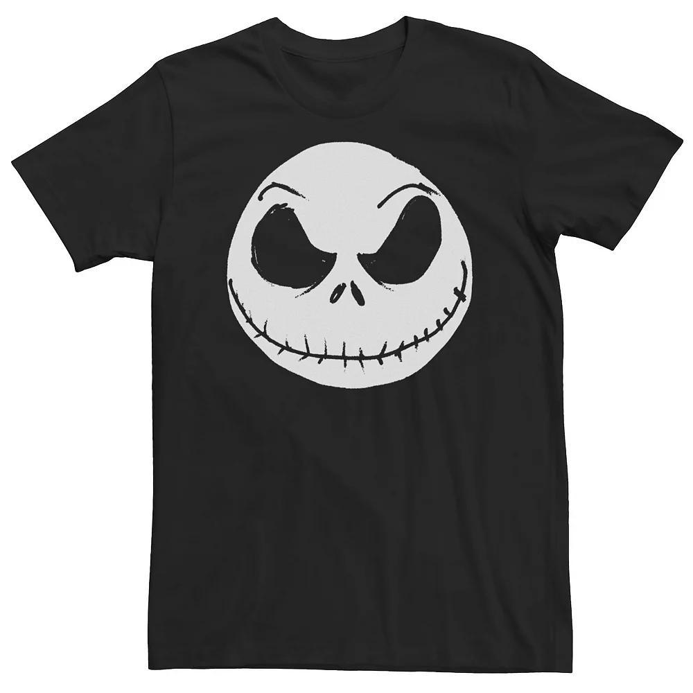 Big & Tall Disney The Nightmare Before Christmas Jack Skellington Face Tee, Men's,  Product Image