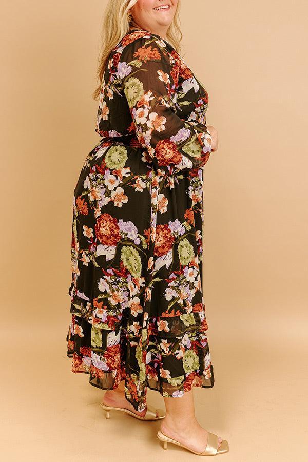 Vineyard Stroll Floral Midi Curves Product Image