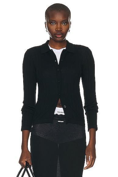 NILI LOTAN Alivia Cardigan in Black - Black. Size S (also in ). Product Image