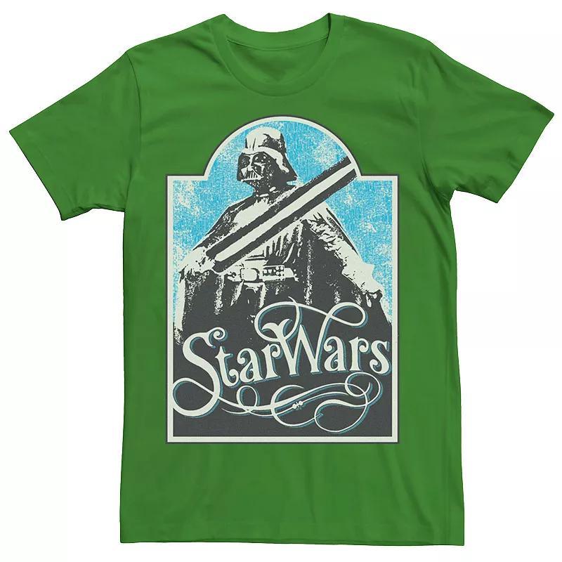 Men's Star Wars Retro Vader Poster Tee, Size: Large, Red Product Image