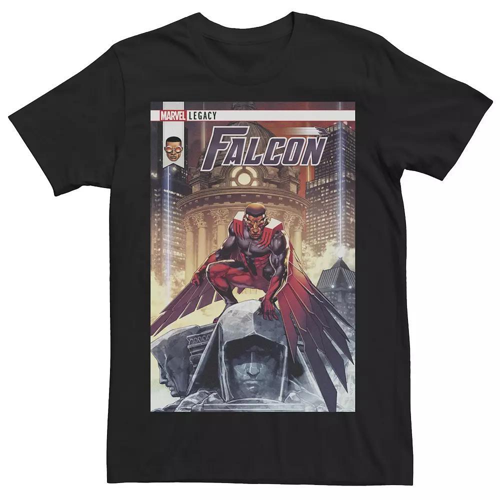 Men's Marvel Falcon Pose Comic Cover Graphic Tee,  Product Image