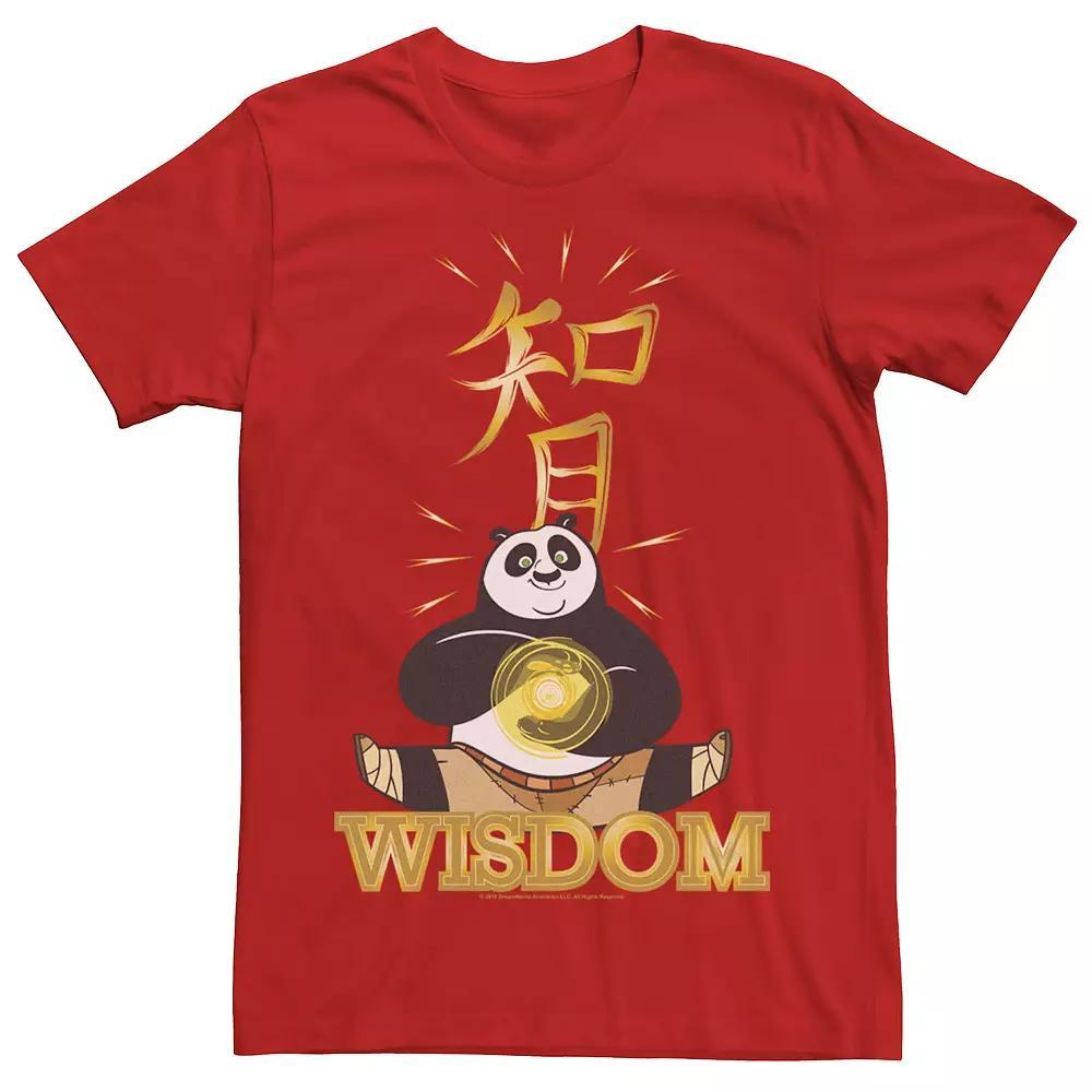 Men's Kung Fu Panda Wisdom Tee, Size: Medium, Red Product Image