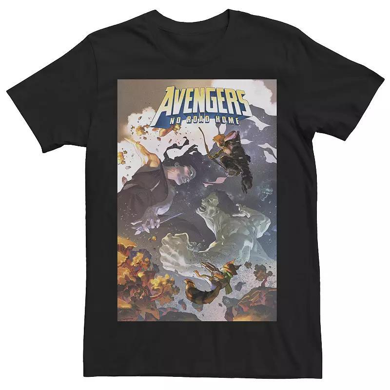 Men's Marvel Avengers No Road Home Team Hulk Vs. Nyx Comic Cover Tee,  Product Image