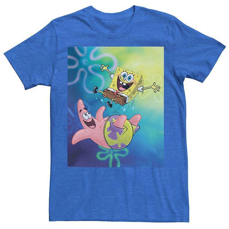 Men's Spongebob Squarepants Patricks Star Tee, Size: Large, Navy Grey Product Image