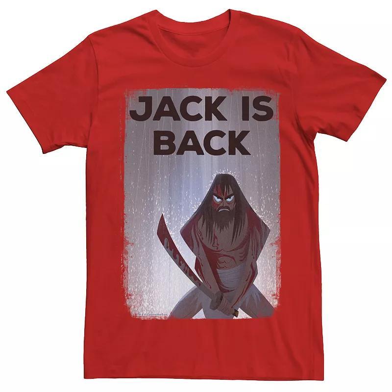 Mens Cartoon Network Samurai Jack Jack Is Back Rainwater Tee Grey Product Image