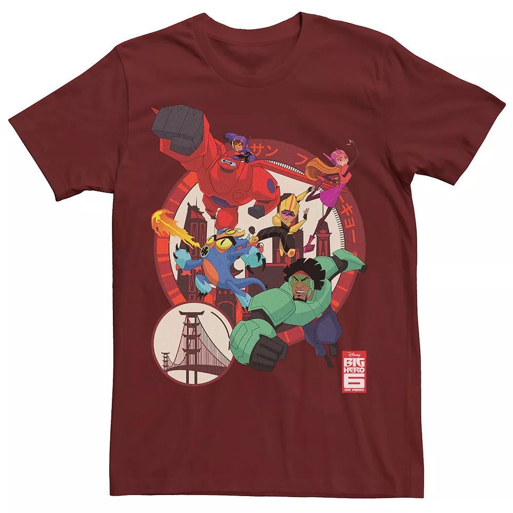 Disney's Big Hero 6 TV Series Men's Team Tee, Size: Small, Red Product Image