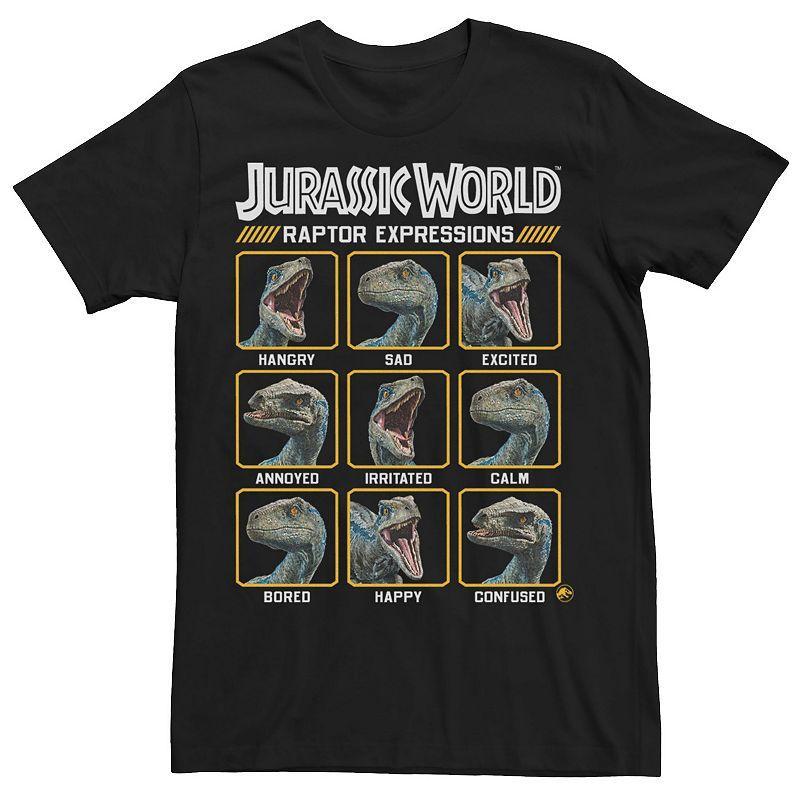 Mens Jurassic World Raptor Expressions Tee Product Image